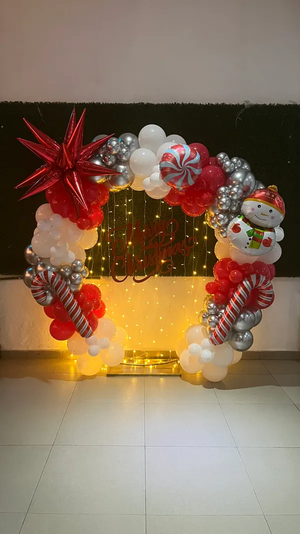 Aro decorado de Hip Hip Balloons