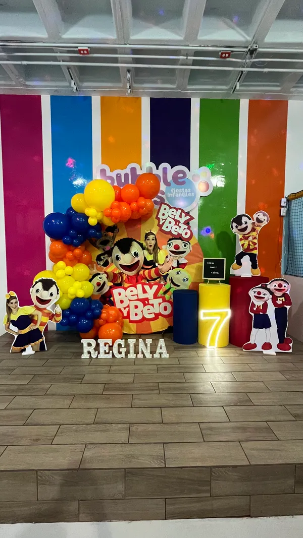 Aro decorado de Hip Hip Balloons