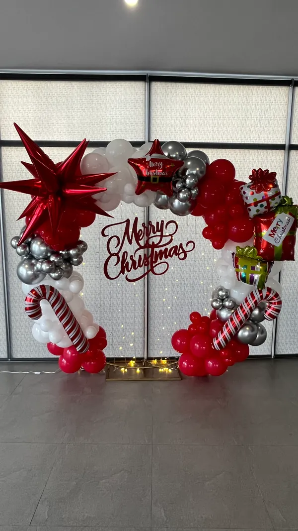 Aro decorado de Hip Hip Balloons