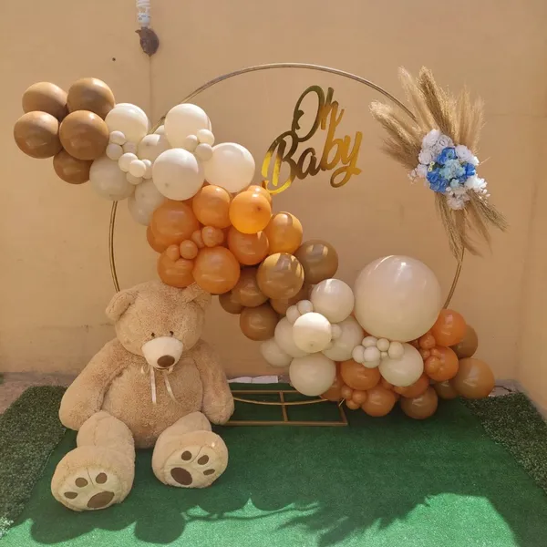 Aro decorado de Hip Hip Balloons