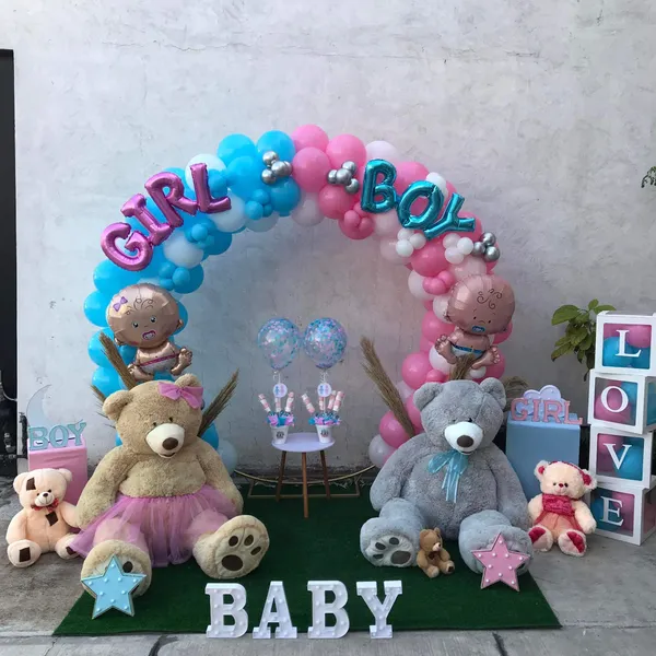 Aro decorado de Hip Hip Balloons