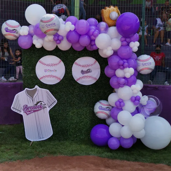 Portería decorada de Hip Hip Balloons