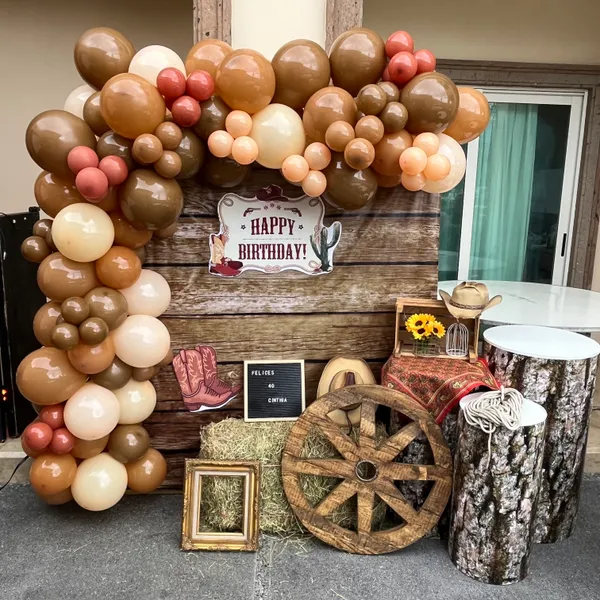 Portería decorada de Hip Hip Balloons